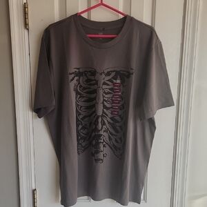 Men's Ribcage Graphic Short Sleeve T-Shirt - Gray